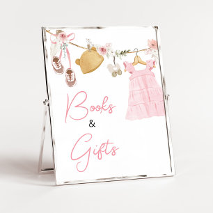 Poster Sweet Baby Girl Boho Vêtements Livres et cadeaux