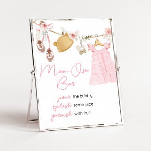 Poster Sweet Baby Girl Boho Vêtements Maman-Osa Bar