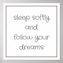 Sweet Bedtime Words mur art