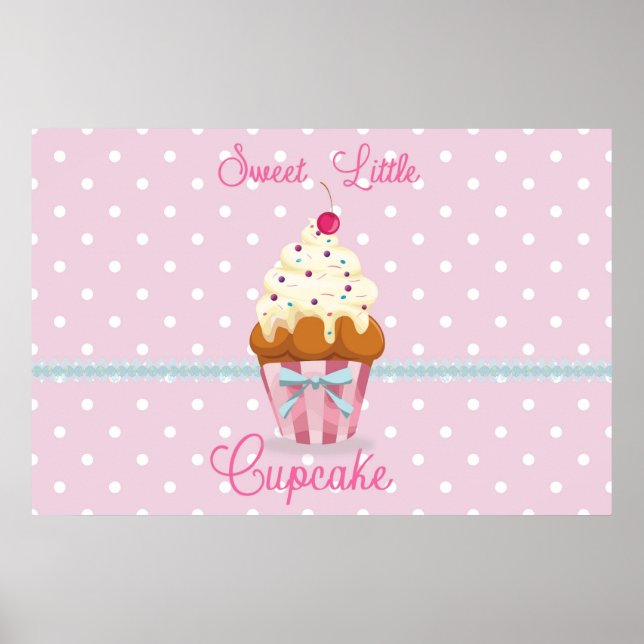 Poster Sweet Cupcake (Devant)