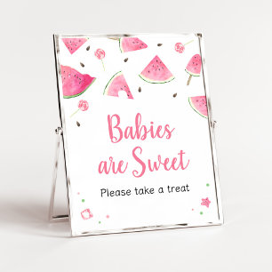Poster Sweet Little Baby Watermelon Les bébés sont doux