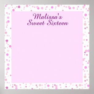 Poster Sweet sixteen, Bat mitzvah Connexion Bureau