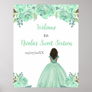Poster Sweet sixteen de la Monnaie princesse de la peau f
