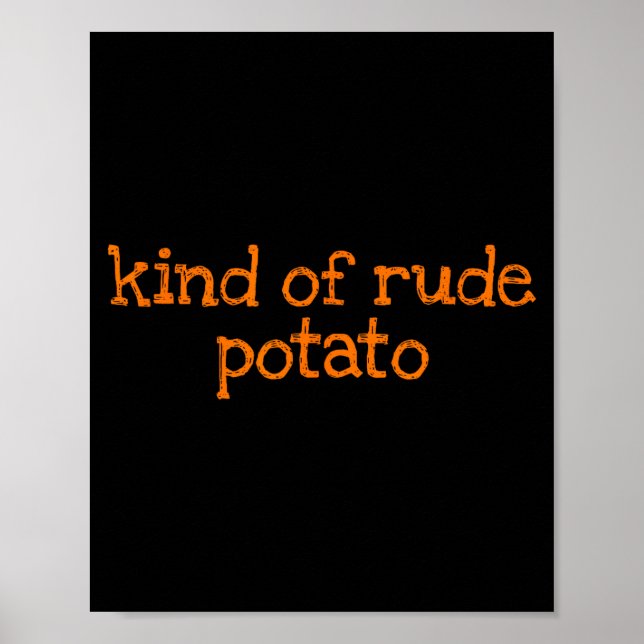 Poster Sweet Tato And Kind Of Rude Tato Funny Matching Co (Devant)