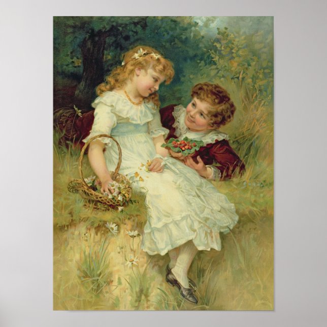 Poster Sweethearts, tiré de la Pears Annual, 1905 (Devant)
