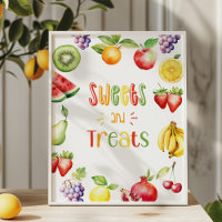 Sweets and frit fruits Fruit à deux tti anniversai