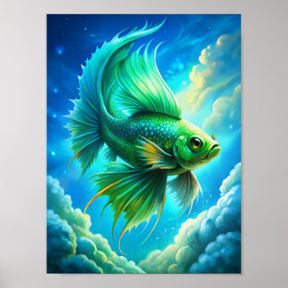 Poster "Swim Skyward"