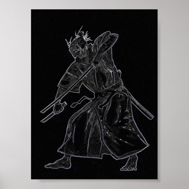 Poster Sword Fighter (Devant)