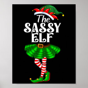 Poster Sy Elf Xmas Funny Christmas Matching Family Pa
