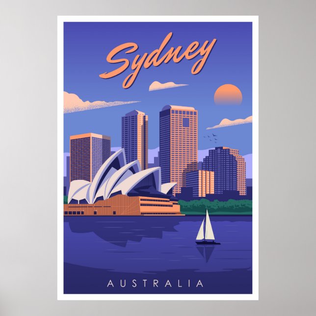 Poster - Sydney Australie (Devant)