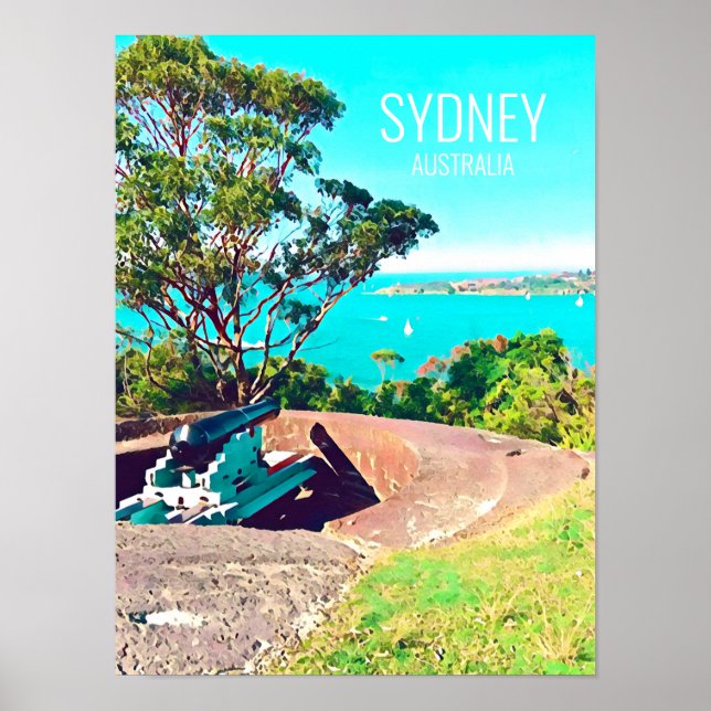 Poster Sydney Georges Head Mosman Australie (Devant)