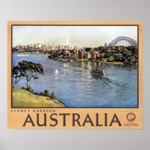 Poster Sydney Harbour, Australie