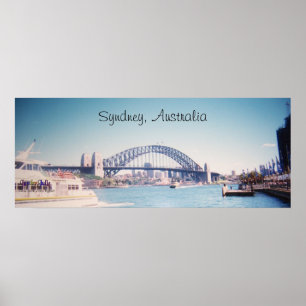 Poster Sydney Harbour Bridge, Australie