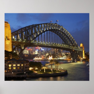 Poster Sydney Harbour Bridge et Park Hyatt Sydney Hotel