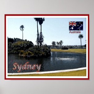 Poster Sydney - Royal Botanic Gardens - Australia - Poste