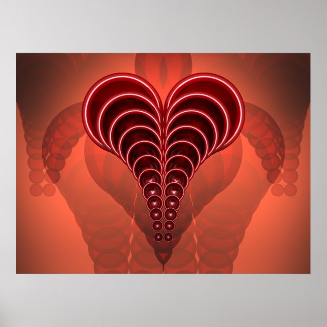 Poster Sylvia's Heart I (Devant)