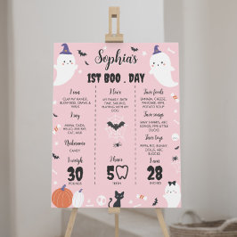 Poster Symbole 1er anniversaire de la Fille Rose