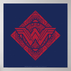 Poster Symbole amazonien Wonder Woman