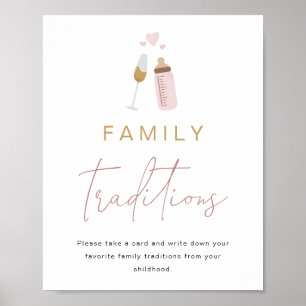 Poster Symbole ANDI Pink Poppin' Bouteilles Traditions fa