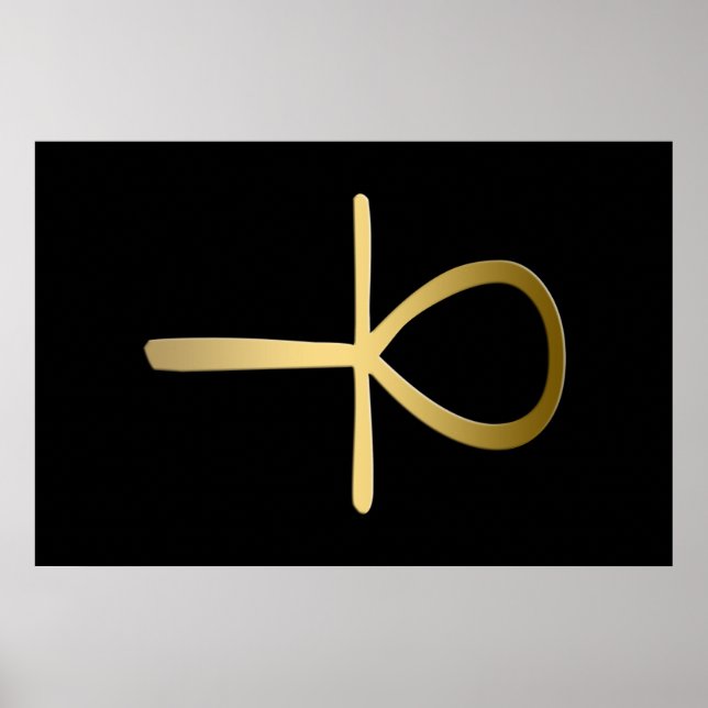 Poster Symbole Ankh cross-égyptien (Devant)