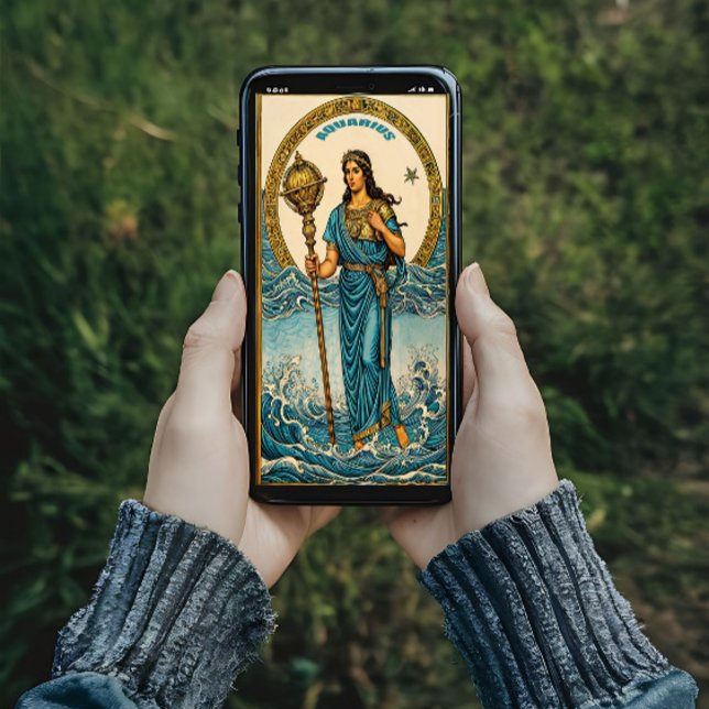 Poster Symbole astrologique d'Aquarius (Créateur téléchargé)