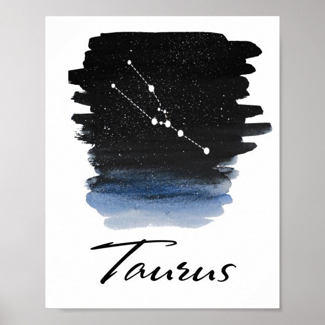 Poster Symbole astrologique de Taurus (Devant)