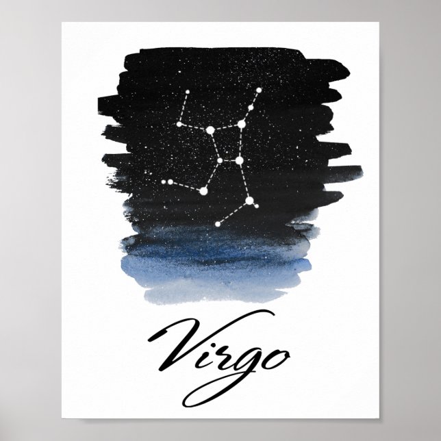Poster Symbole astrologique de Virgo (Devant)