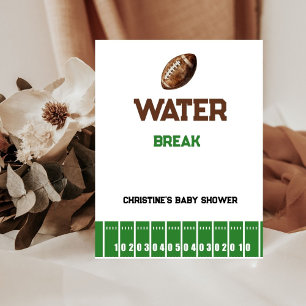 Poster Symbole Baby shower de football garçon cadeaux et 