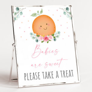 Poster SYMBOLE Baby shower Fille Petite Cutie