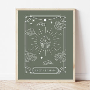 Poster Symbole Baby shower Tarot céleste Douceurs & Trait