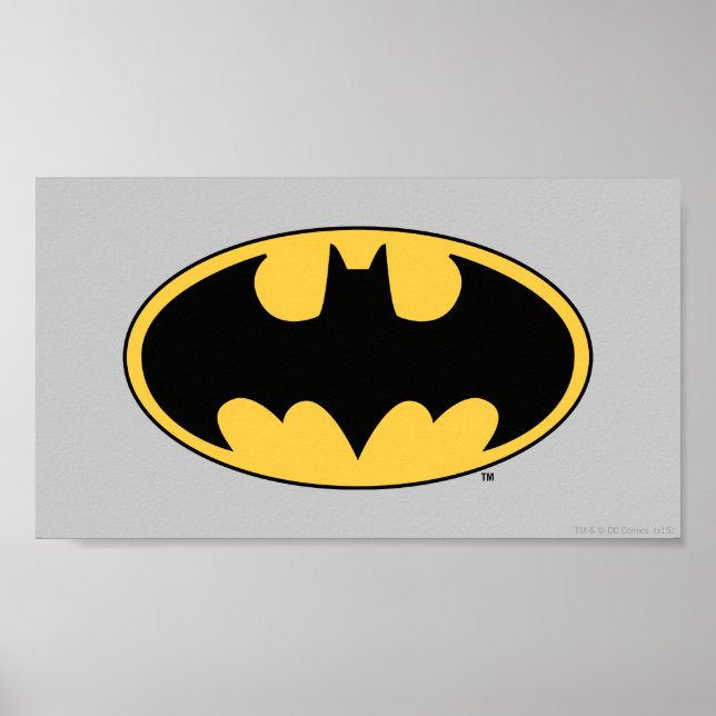 Poster Symbole Batman | Logo ovale (Devant)