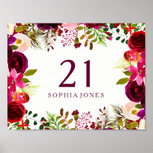 POSTER SYMBOLE BOHON ROUGE BOURSE BOURSE 21E ANNIVERSAIRE