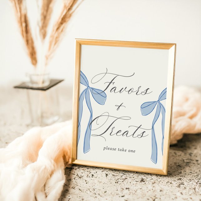 Poster Symbole Bonjour Bébé Blue Paris Faveurs & Traiteme (Créateur téléchargé)