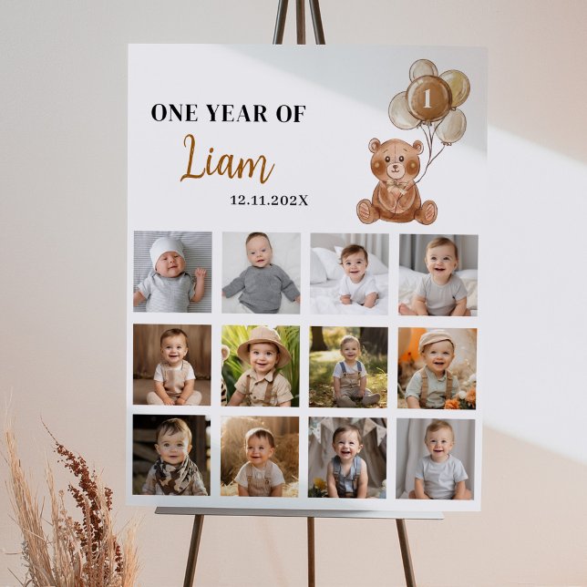 Poster Symbole Brown de l'ours en peluche Anniversaire de (Créateur téléchargé)