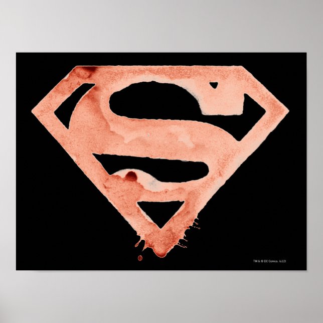 Poster Symbole café S - Rouge (Devant)