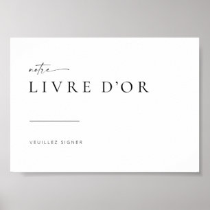 Poster Symbole Chic + Moderne Mariage   Français