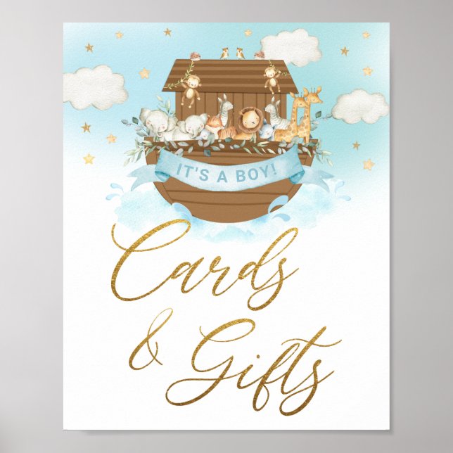 Poster Symbole Chic Noah's Ark Boy Cards and Gifts Tablet (Devant)