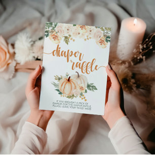 Poster SYMBOLE citrouille Baby shower Déchets