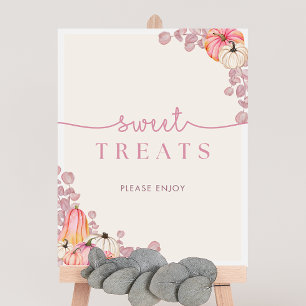 Poster SYMBOLE citrouille Baby shower Sweet Traitements