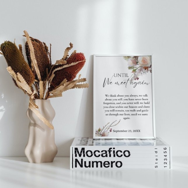 Poster Symbole commémoratif de mariage d'hiver Souvenir d (Créateur téléchargé)