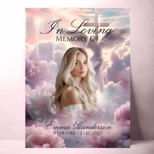 Poster Symbole d'accueil Ange et Croix (Créateur téléchargé)