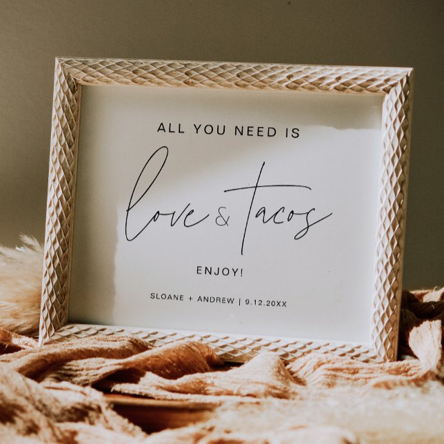 Poster SYMBOLE D'AMOUR ET DE Tacos (Créateur téléchargé)