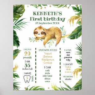 Poster Symbole d'anniversaire de la fellation du garçon t