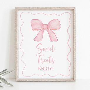 Poster Symbole d'anniversaire de la Soirée de la Bow rose