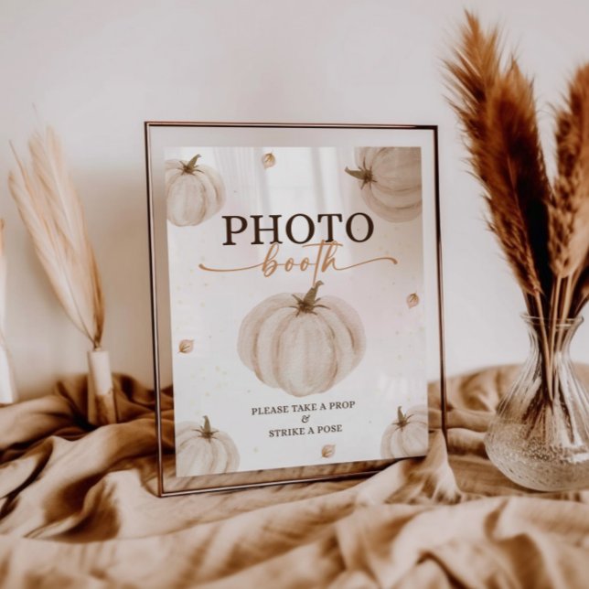 Poster Symbole d'anniversaire de notre petit Citrouille (Créateur téléchargé)