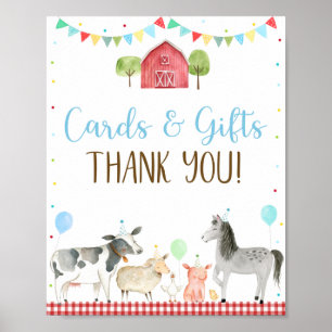 Poster Symbole d'anniversaire des cartes et cadeaux de fe