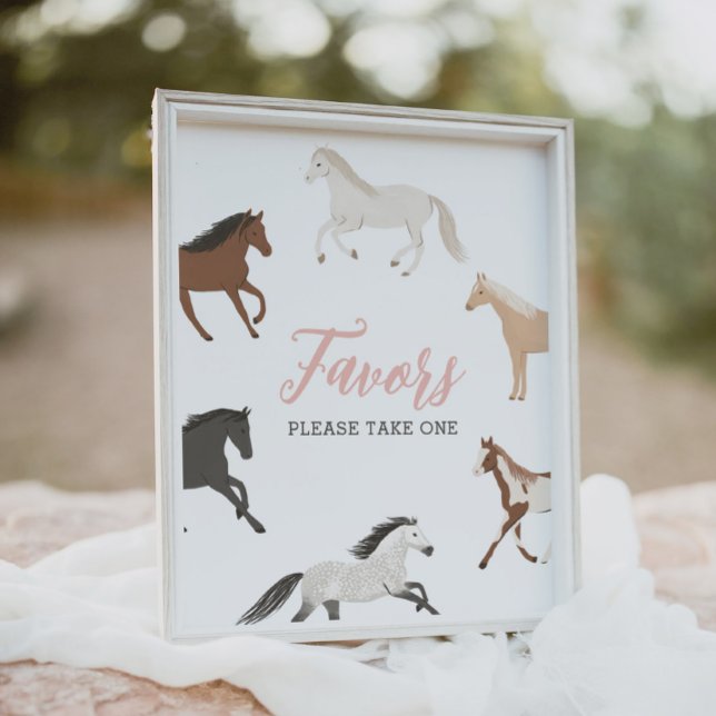 Poster Symbole d'anniversaire Equestrian Cowgirl Cheval (Créateur téléchargé)