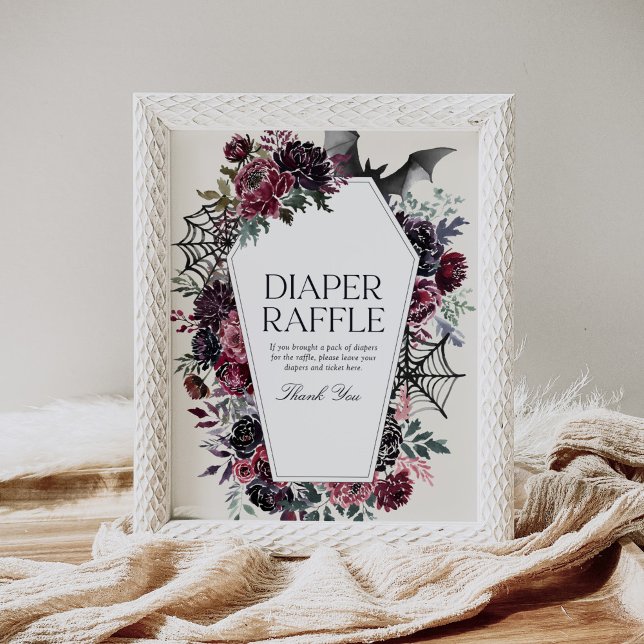 Poster Symbole de Baby shower Halloween Coffin Refus de c (Créateur téléchargé)