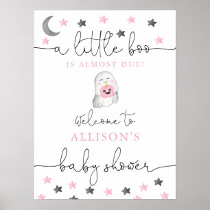 Poster Symbole de bienvenue de la petite fille d'Hallowee