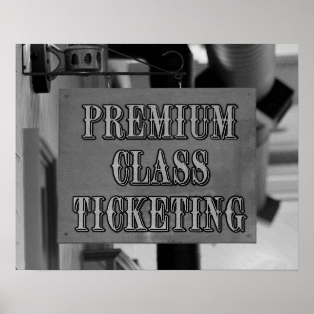 Poster Symbole de billetterie ferroviaire Durango & Silve (Devant)